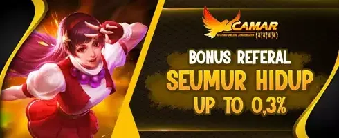 Bonus Referral 0.3% Seumur Hidup promotion banner